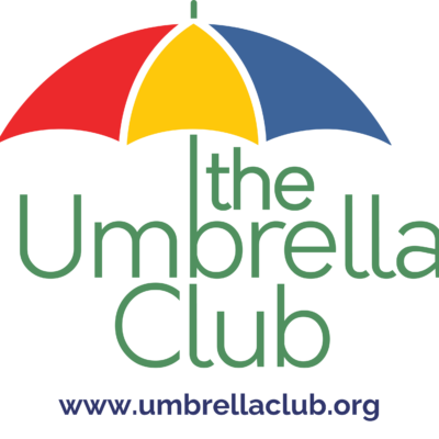 umbrella club logo with url