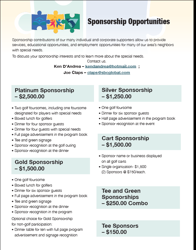 sponsorship form